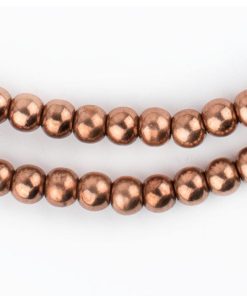 Copper Round Crimp Beads (2mm, Set of 100)